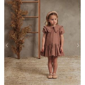 Noralee Camille dress in wine check